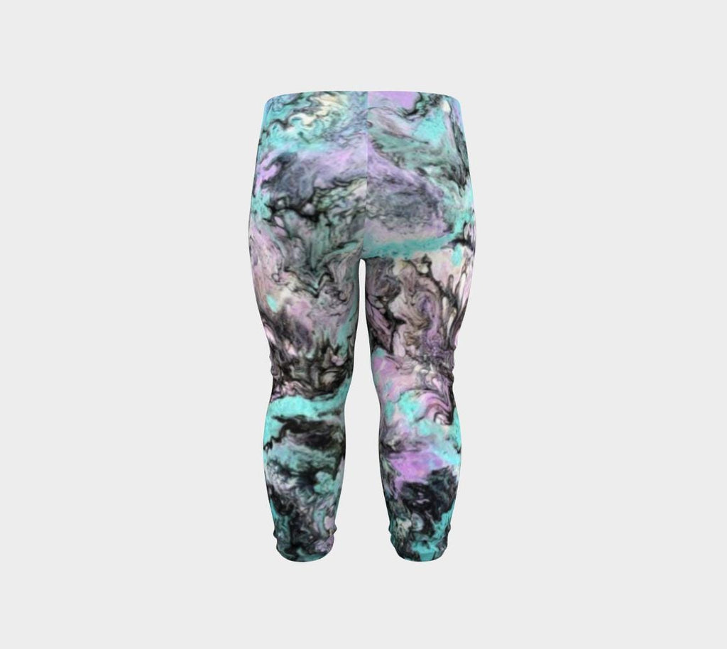 Turquoise Splash Baby Leggings