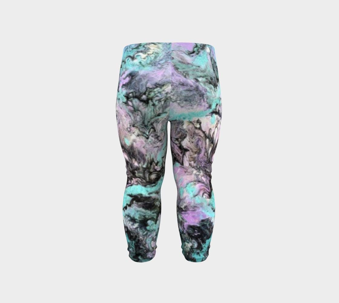 Turquoise Splash Baby Leggings