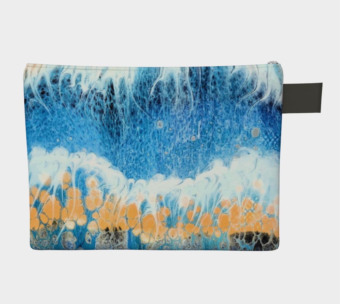 Skipping Waves Zipper Carry-all