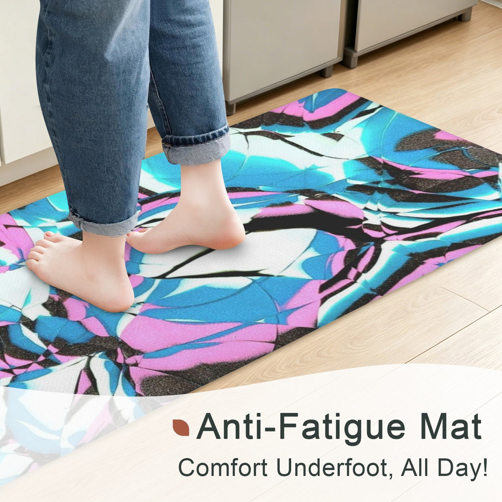 Glow Party PVC Anti-Fatigue Kitchen Mat 48x24inch