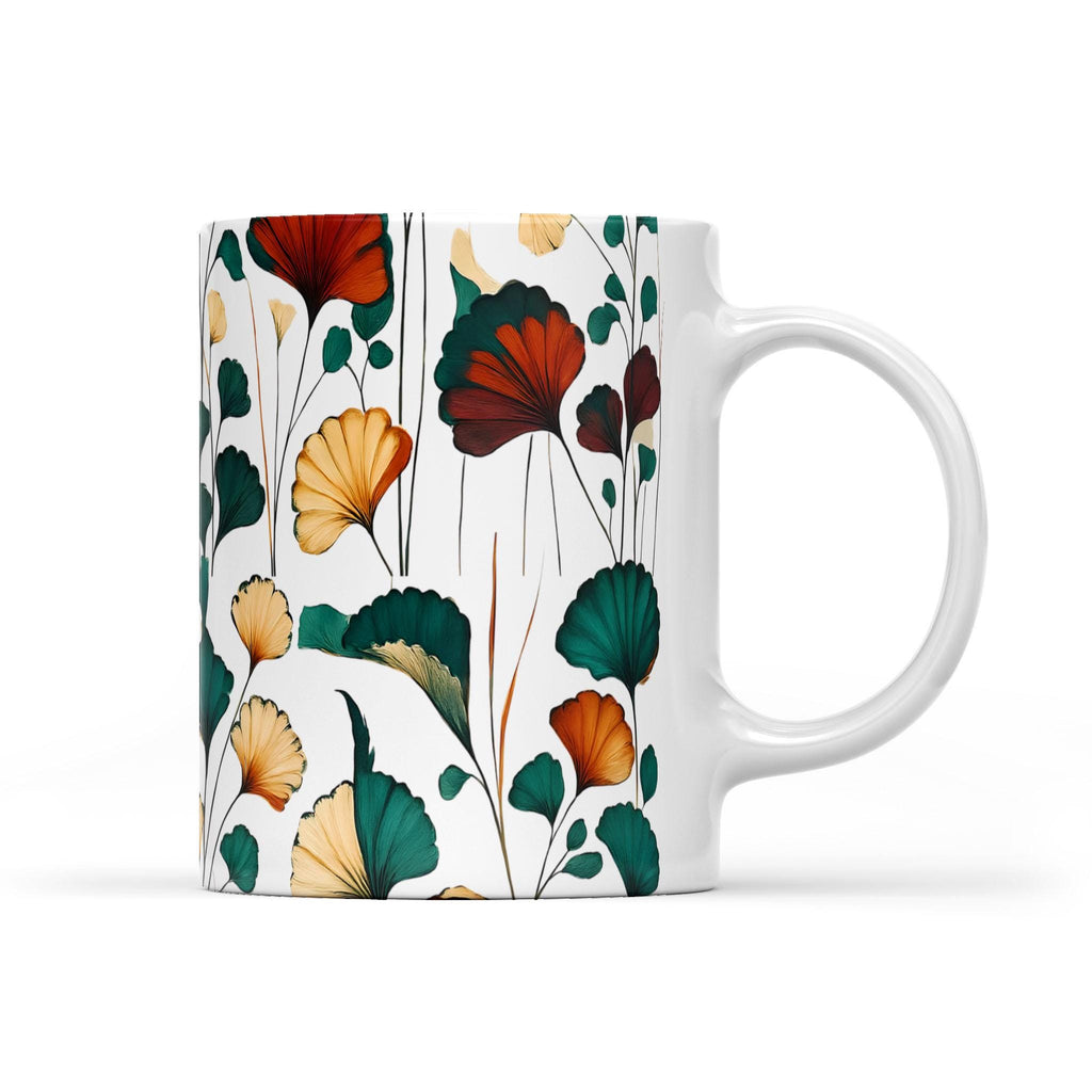 Happy Valley Pattern - White Edge-to-Edge Mug (New)