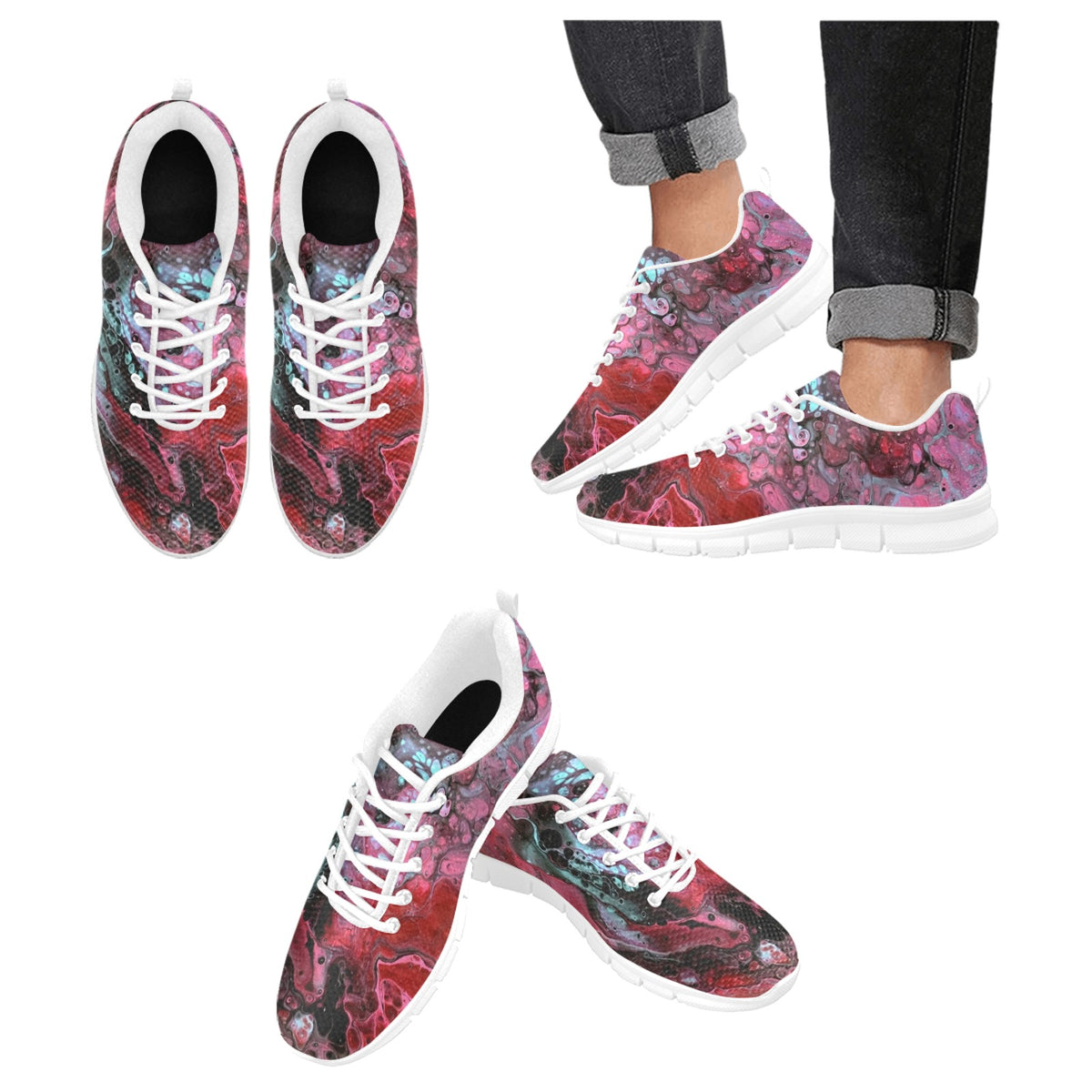 Deep Magenta - Women's Breathable Running Shoes