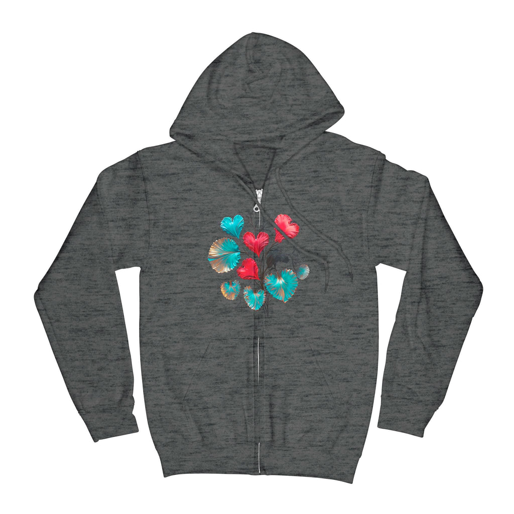 Hearts Grow Fonder - Unisex Standard Zip Hoodie (Dtfx)
