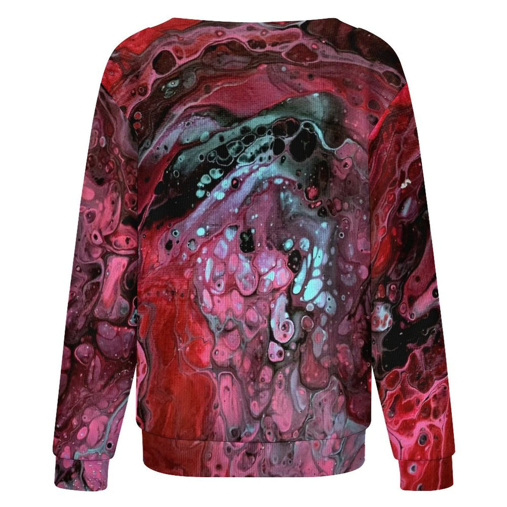 Deep Magenta - Women's Cardigan