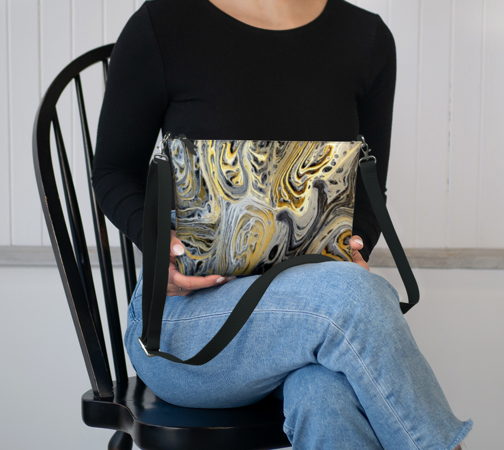 Metallurgy - Vegan Leather Crossbody Purse