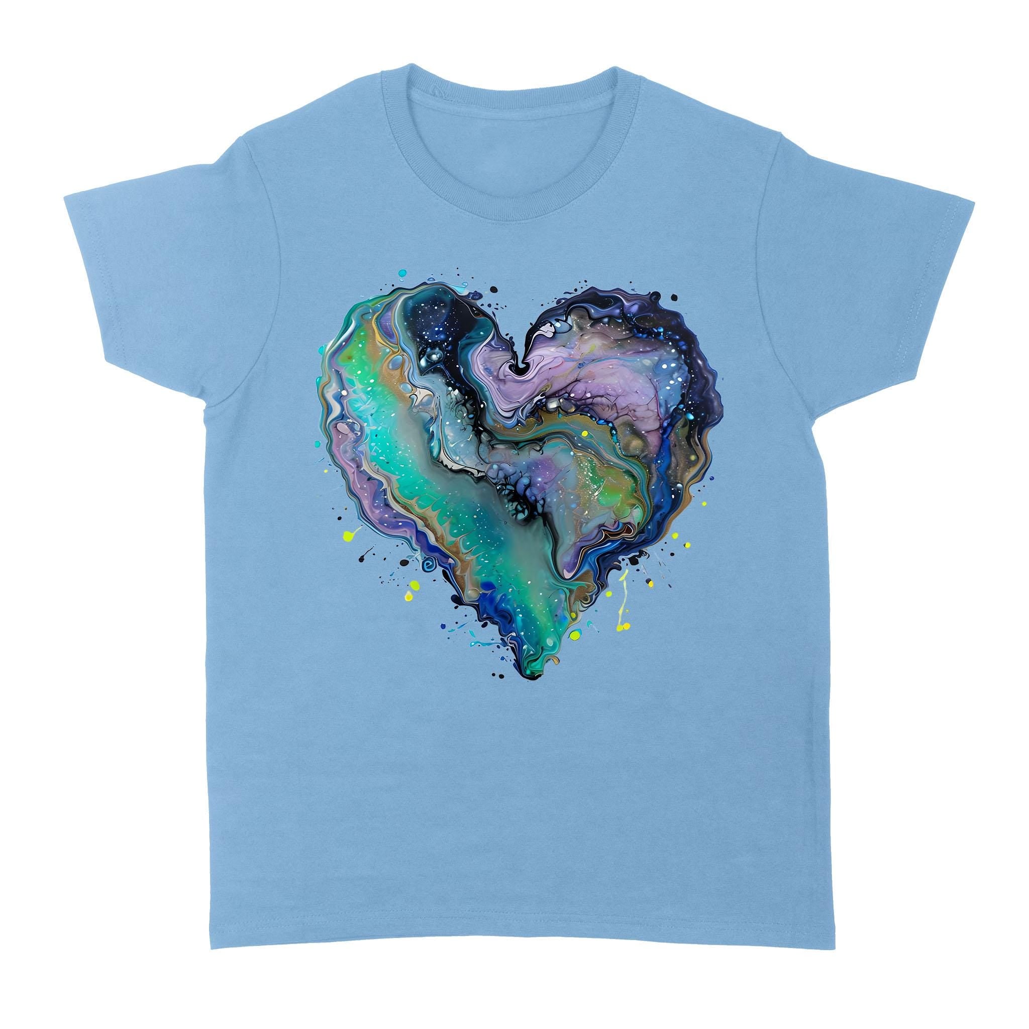 Fluid Art Heart (1) - Standard Women's T-shirt