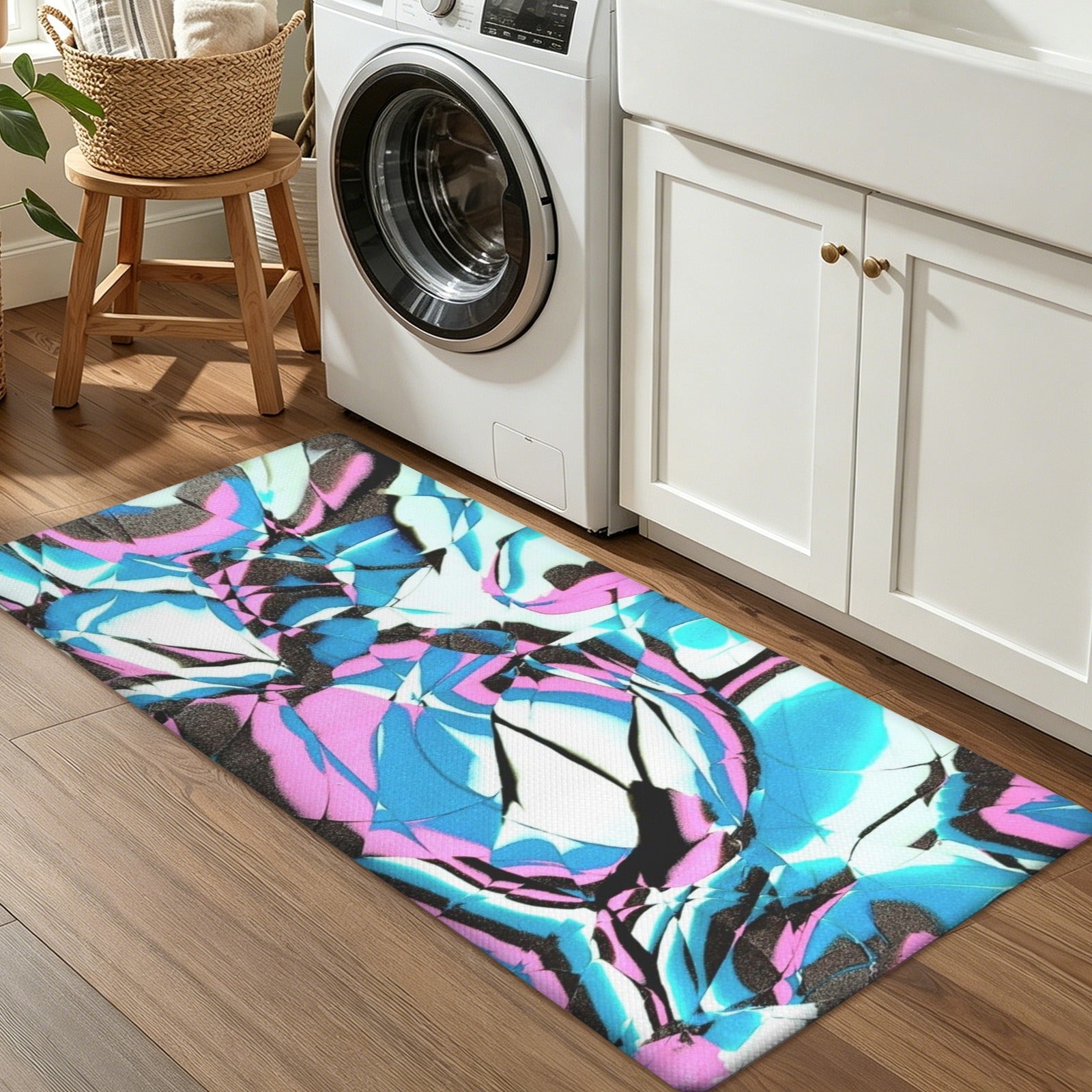 Glow Party PVC Anti-Fatigue Kitchen Mat 48x24inch