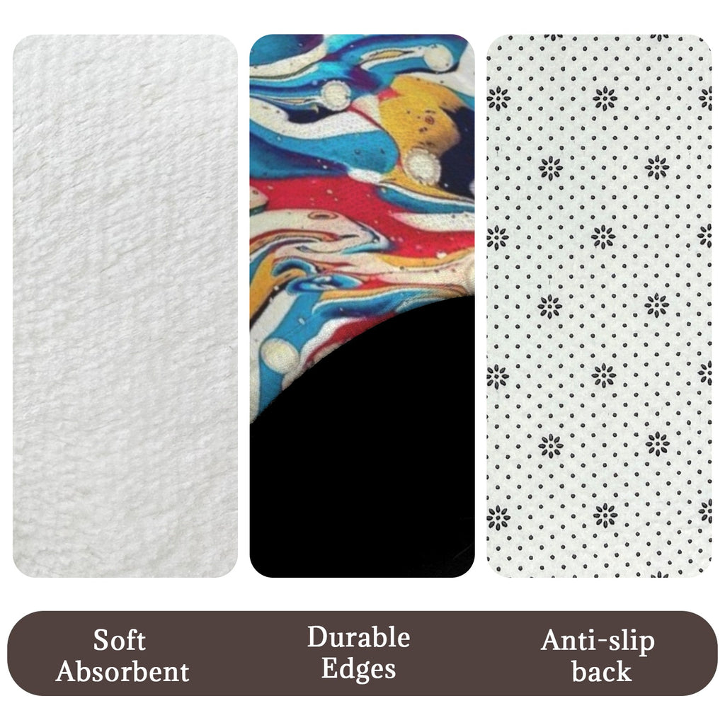 Color Me Happy 3-Piece Bathroom Rug Set