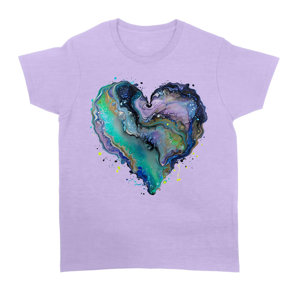 Fluid Art Heart (1) - Standard Women's T-shirt