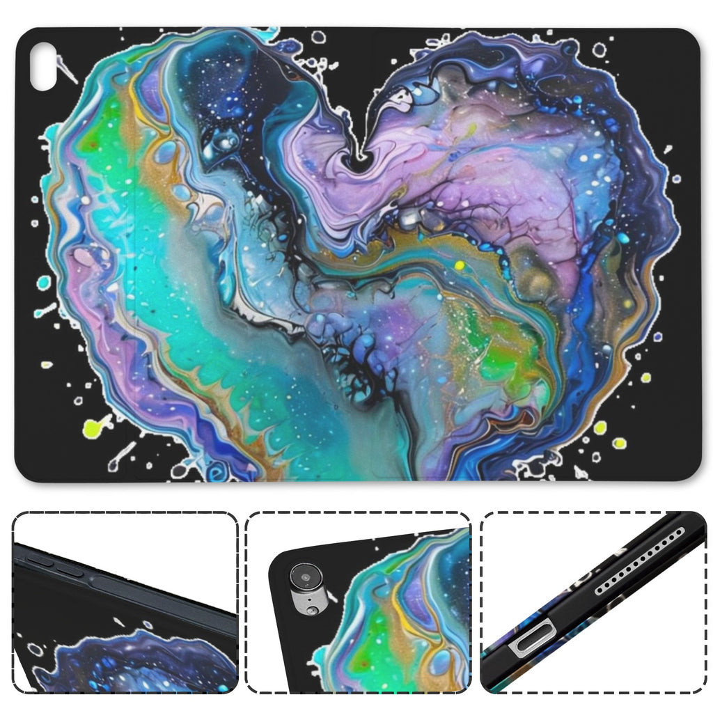 Fluid Art Heart Protective Case for iPad Air (11-inch)