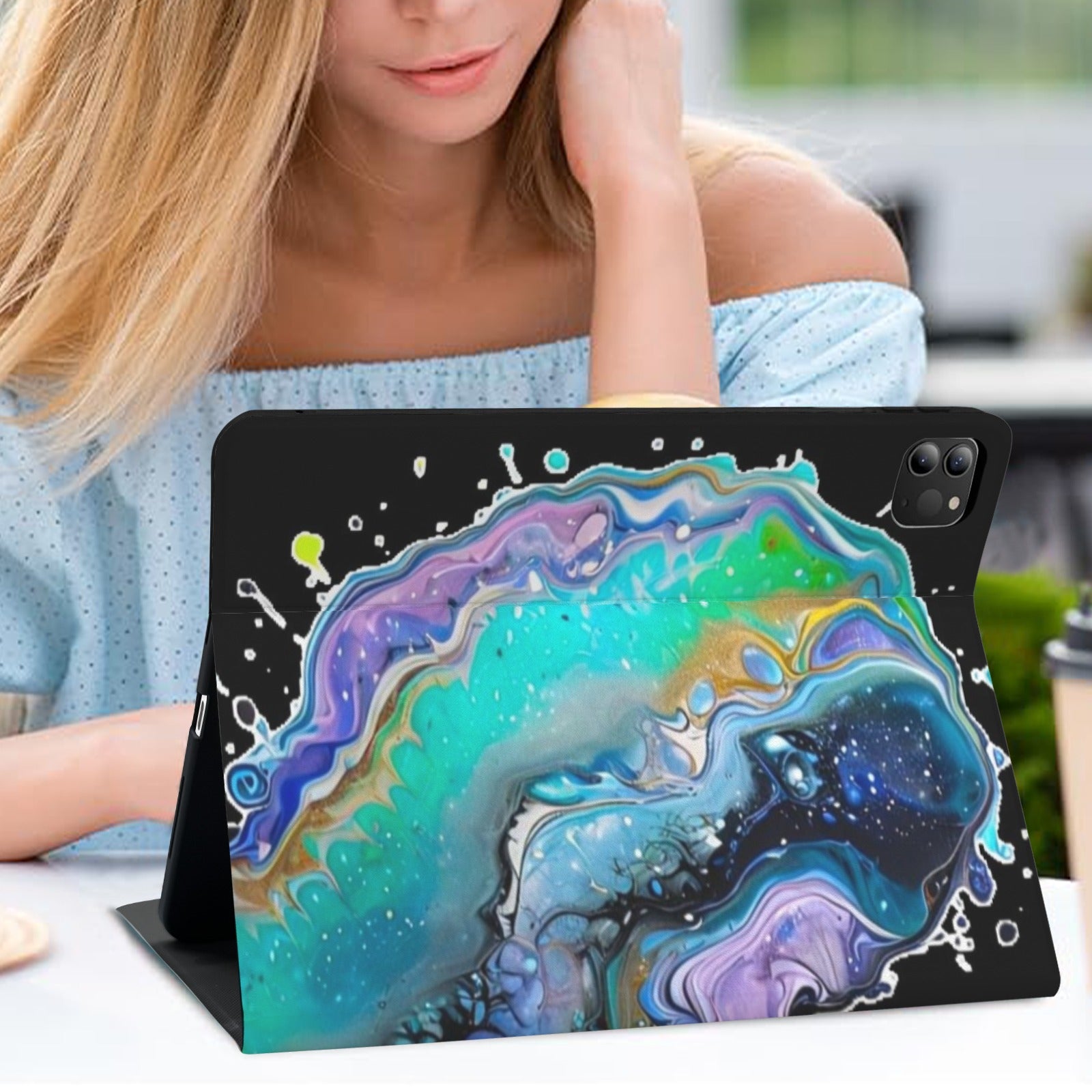 Fluid Art Heart Protective Case for iPad Pro (11-inch)