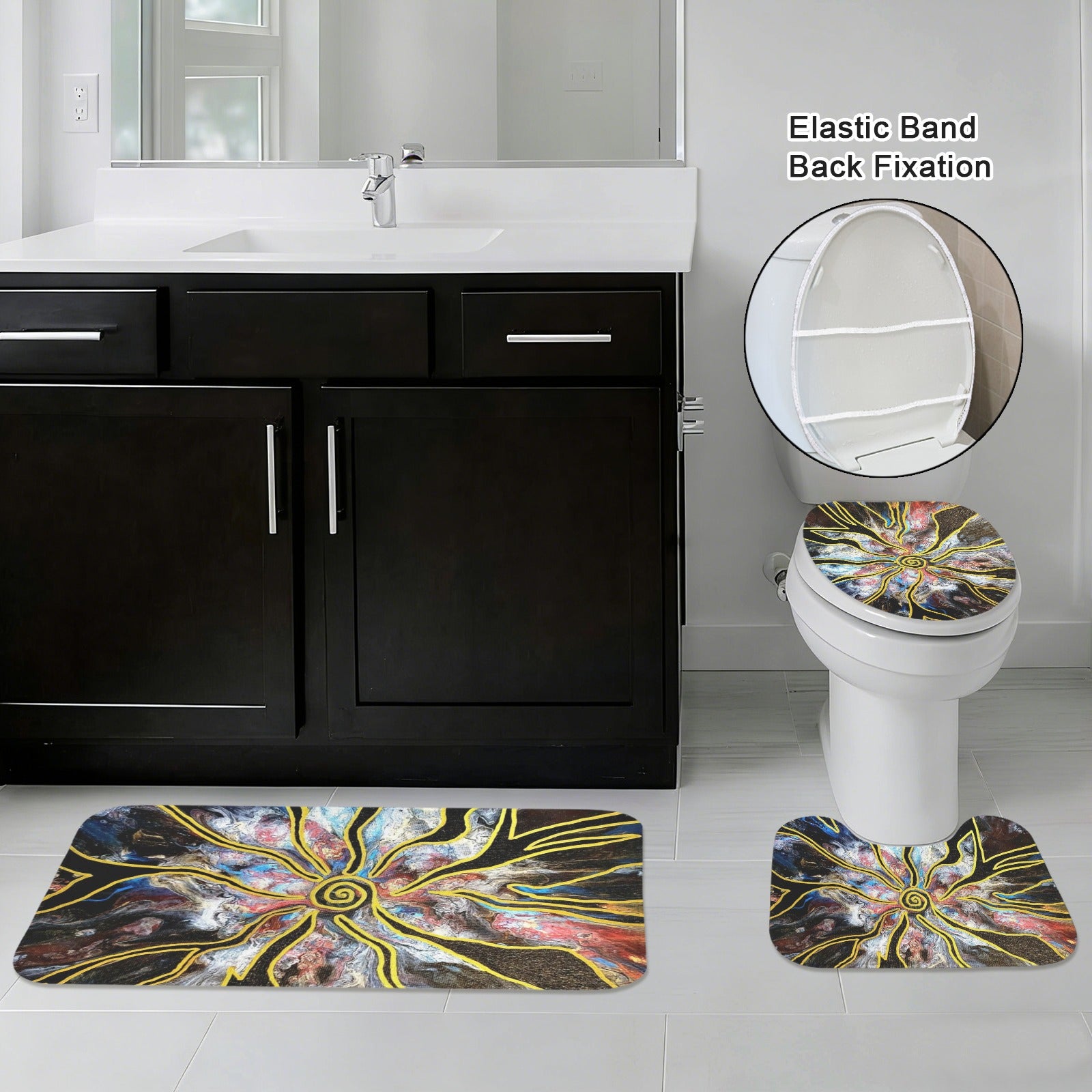 Pieces of Me 3-Piece Bathroom Rug Set