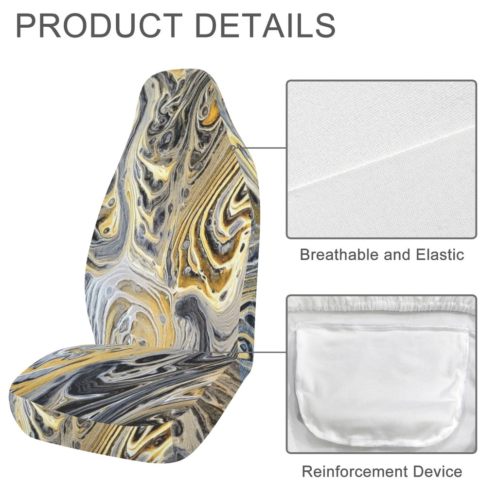 Metallurgy Car Seat Covers (Set of 2)