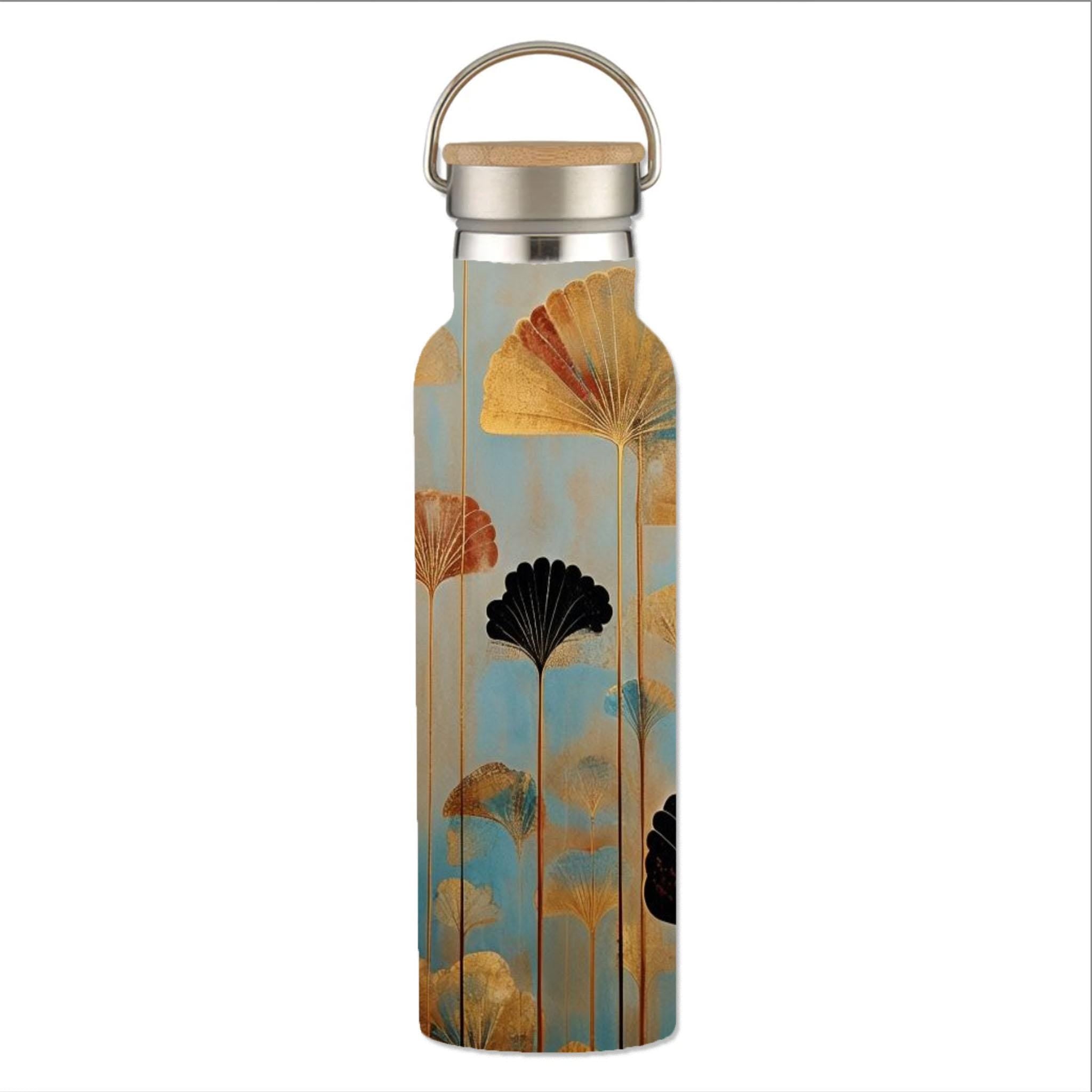 Fan-tasy - Stainless Steel Water Bottle with Bamboo Lid