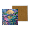 Dragonfly Sun - Stone Coasters Set
