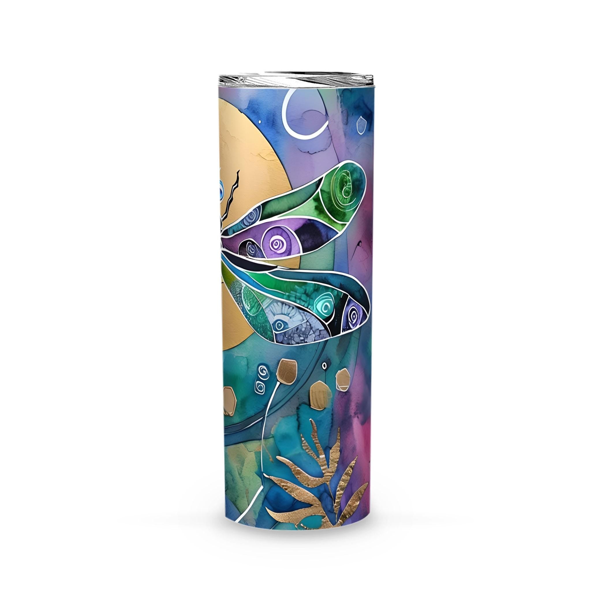 Dragonfly Sun - Skinny Tumbler
