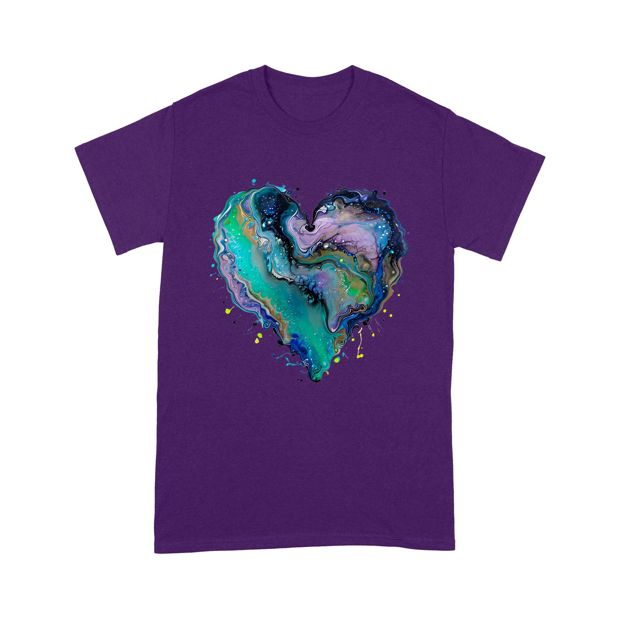 Fluid Art Heart (1) - Unisex Standard T-Shirt