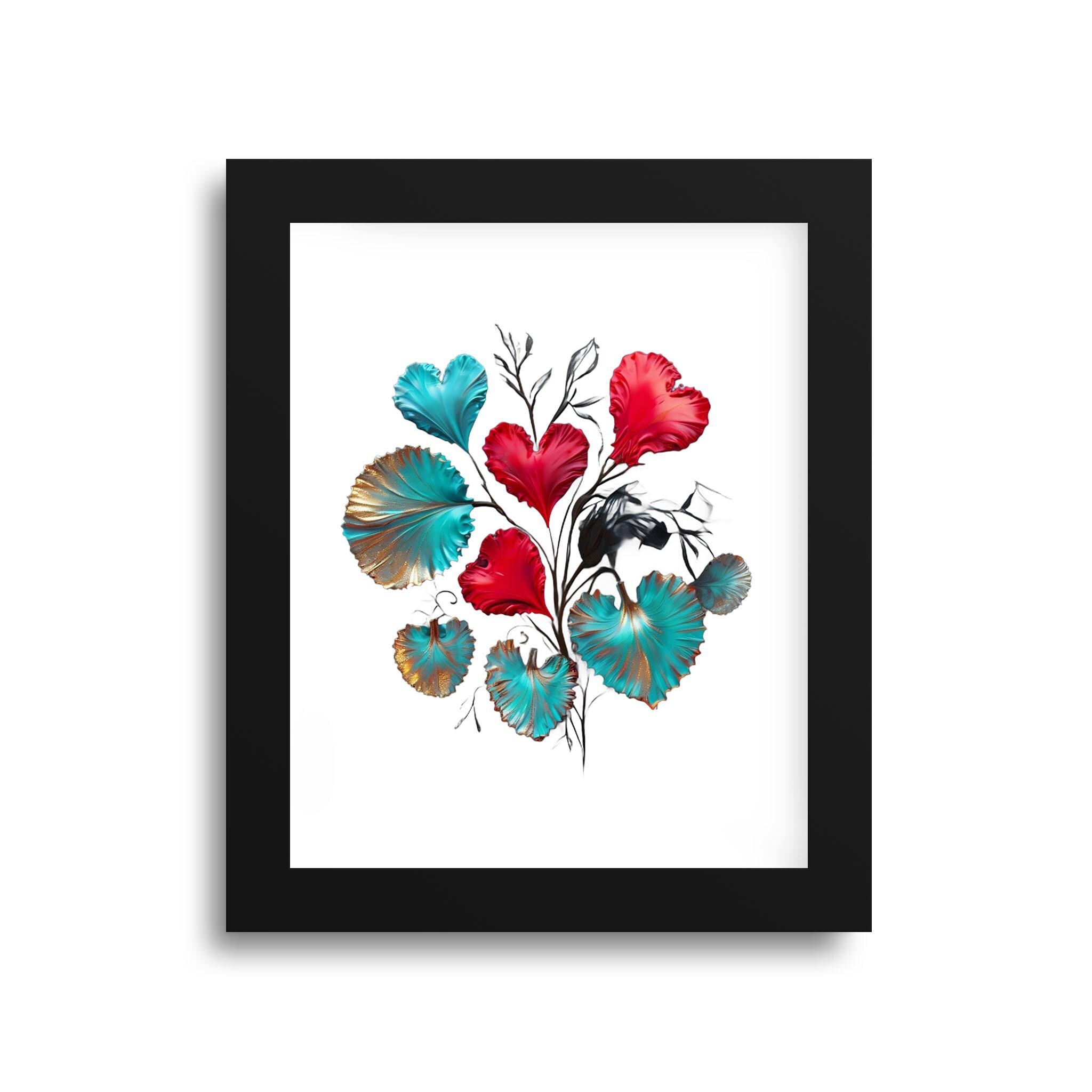 Hearts Grow Fonder - Framed Art Print (1" frame)