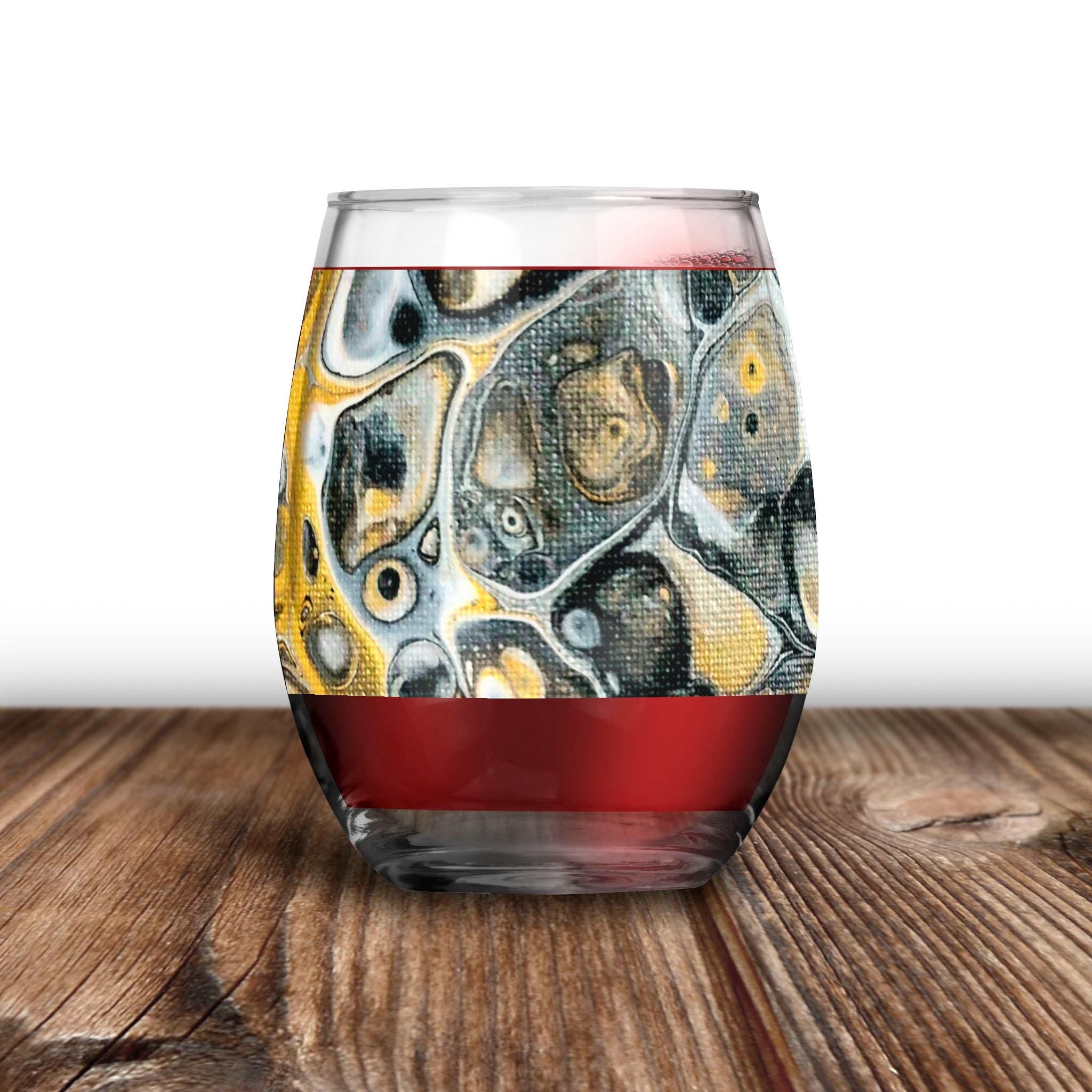 Stone Art - Wine Glass