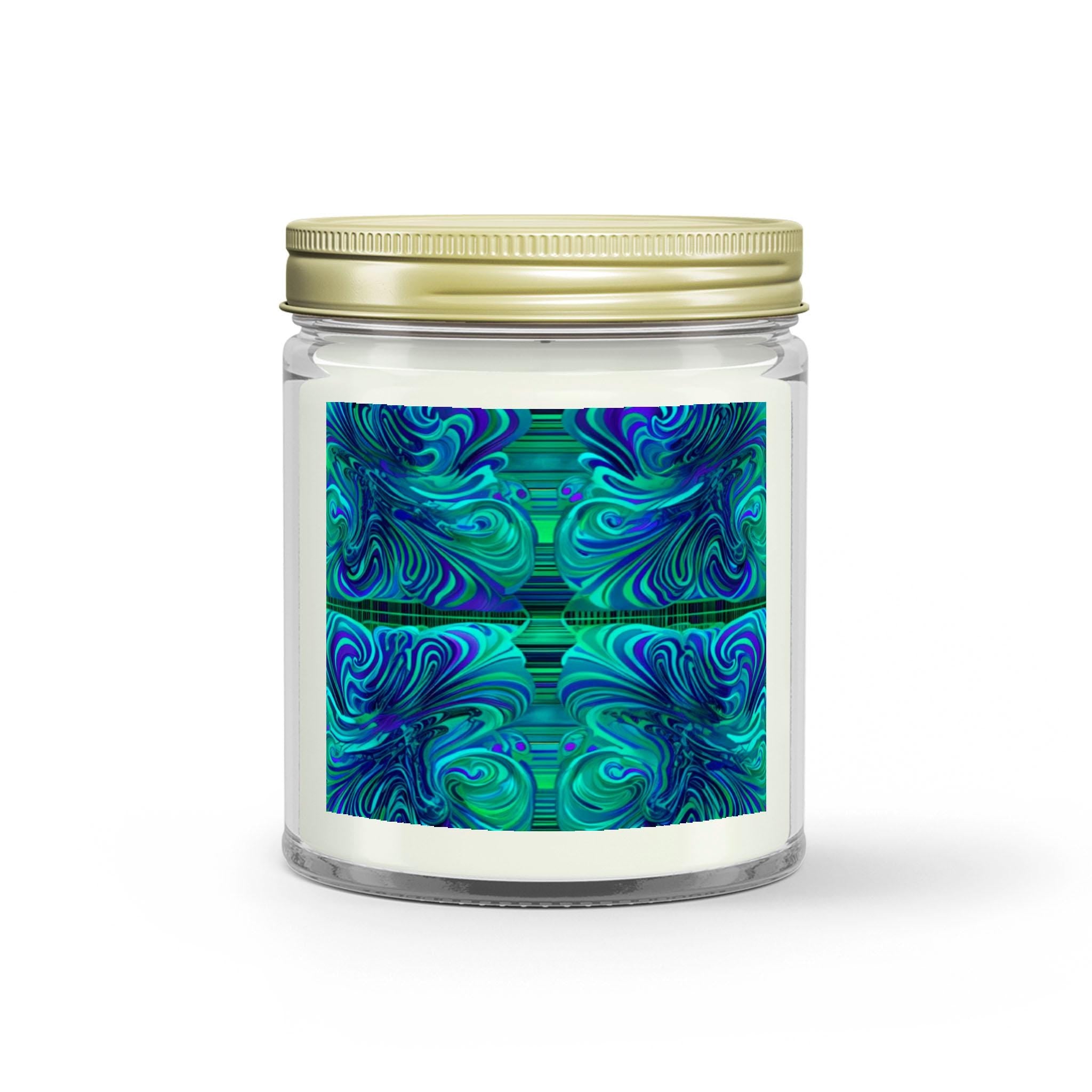 Dreamy Spirals - Glass Jar Scented Candle