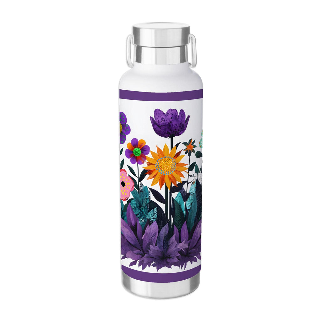 Abstract Purple Garden - H2Go Insulated Water Bottle