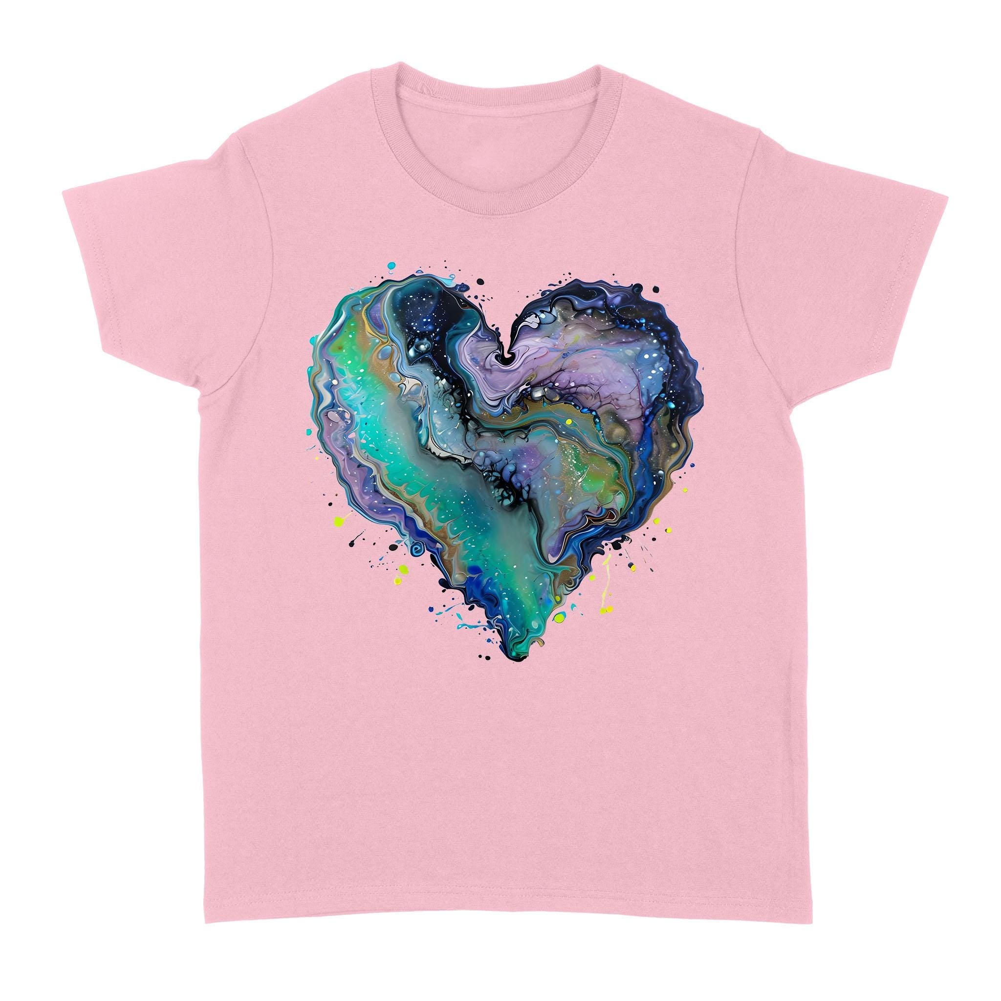 Fluid Art Heart (1) - Standard Women's T-shirt