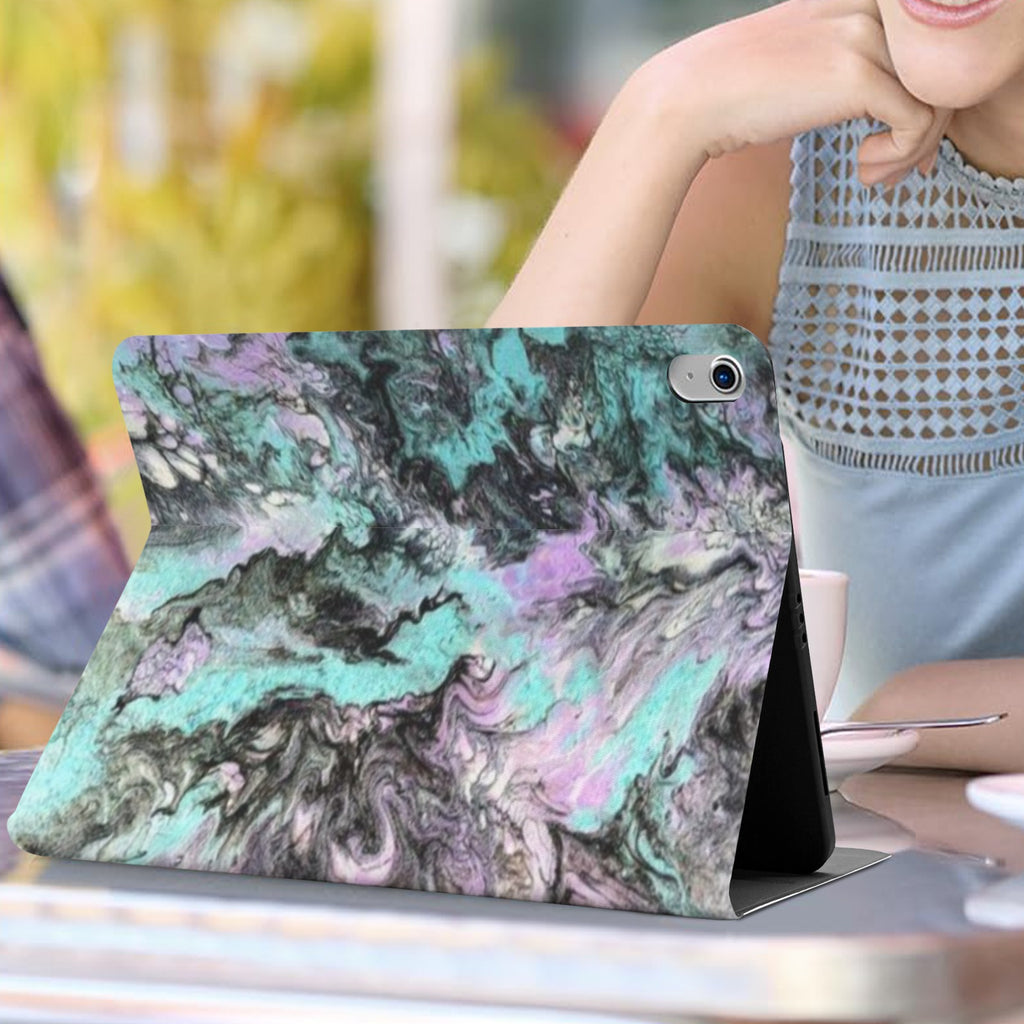 Turquoise Splash Protective Case for iPad Air (11-inch)
