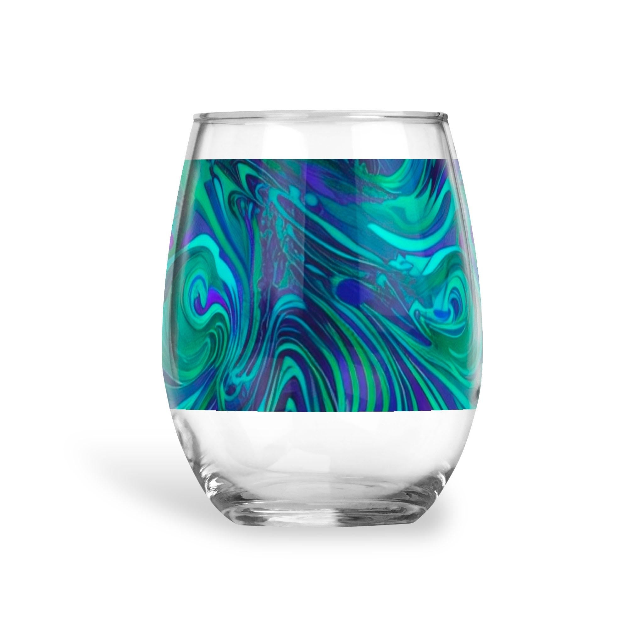 Dreamy Spirals - Wine Glass