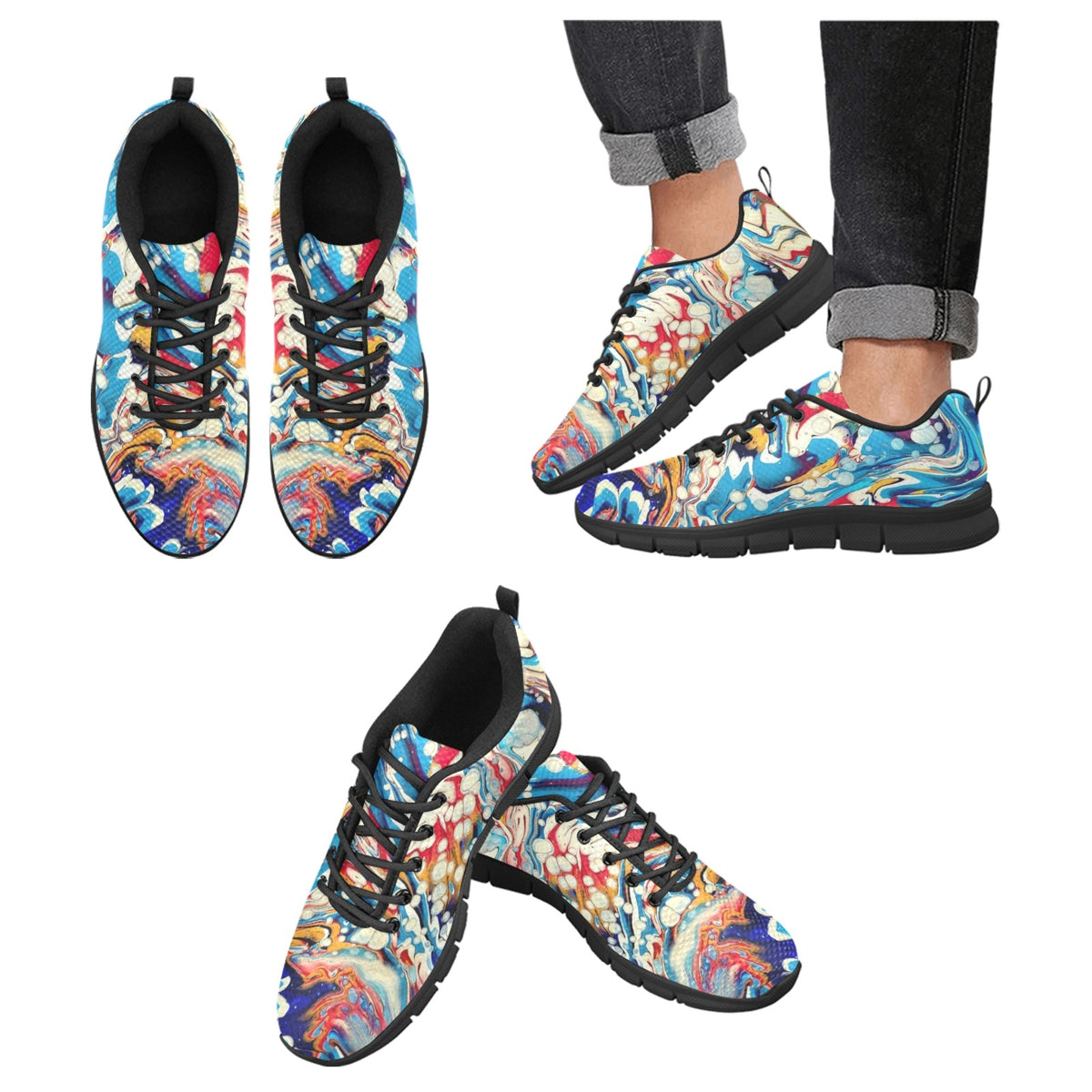 Color Me Happy - Women's Breathable Running Shoes