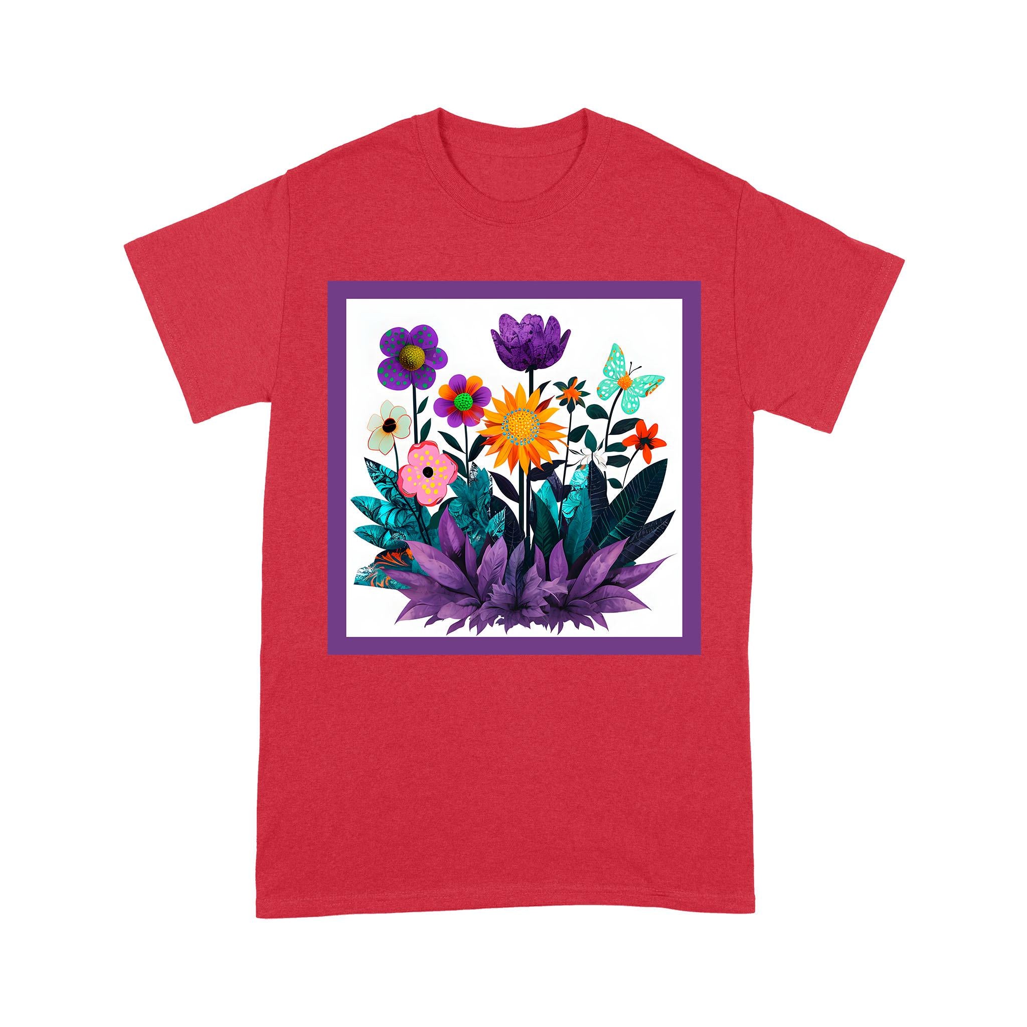 Abstract Purple Garden - Unisex Standard T-Shirt