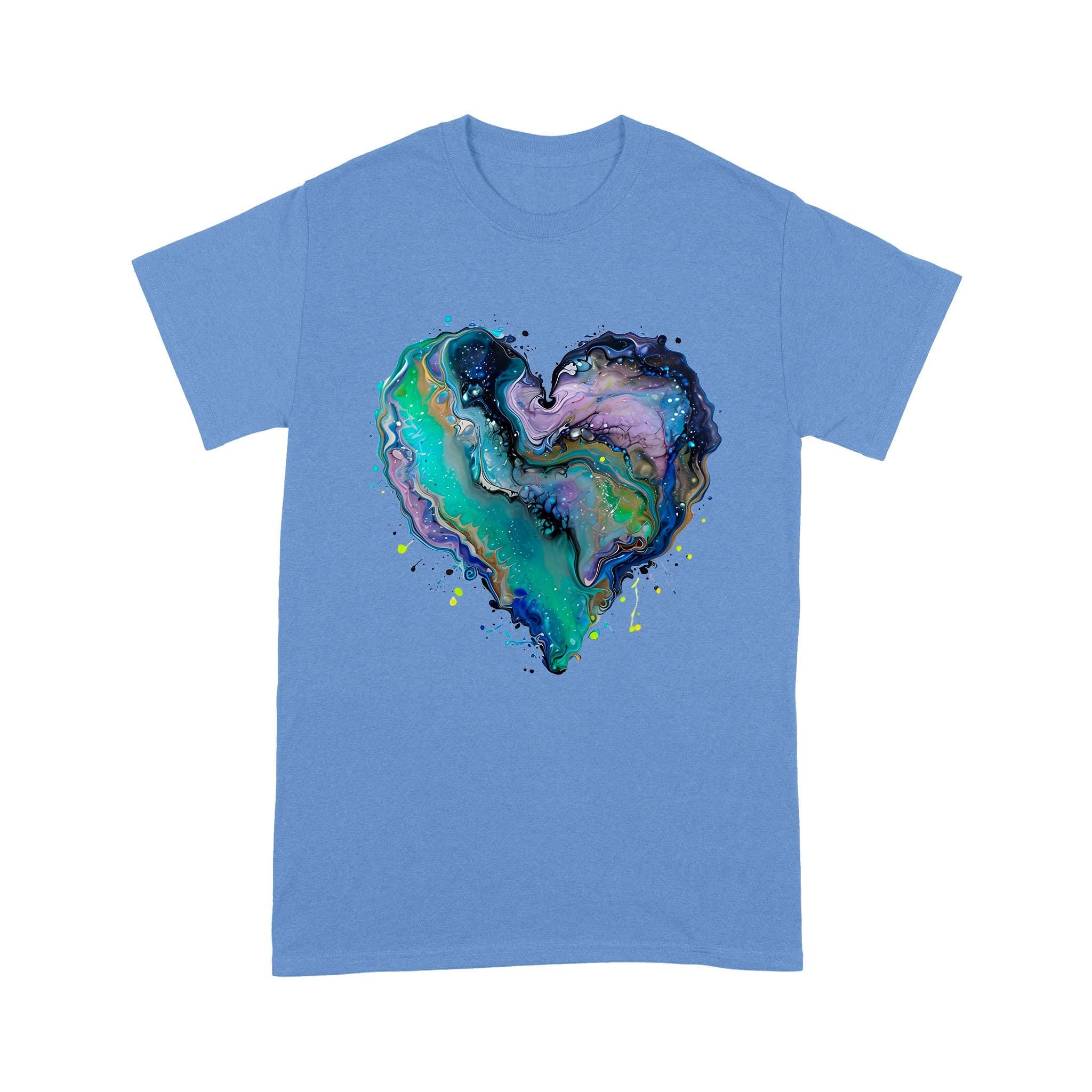 Fluid Art Heart (1) - Unisex Standard T-Shirt