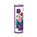 Abstract Purple Garden - Skinny Tumbler
