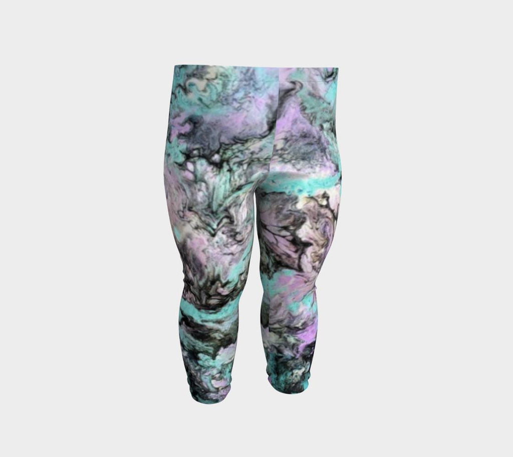 Turquoise Splash Baby Leggings