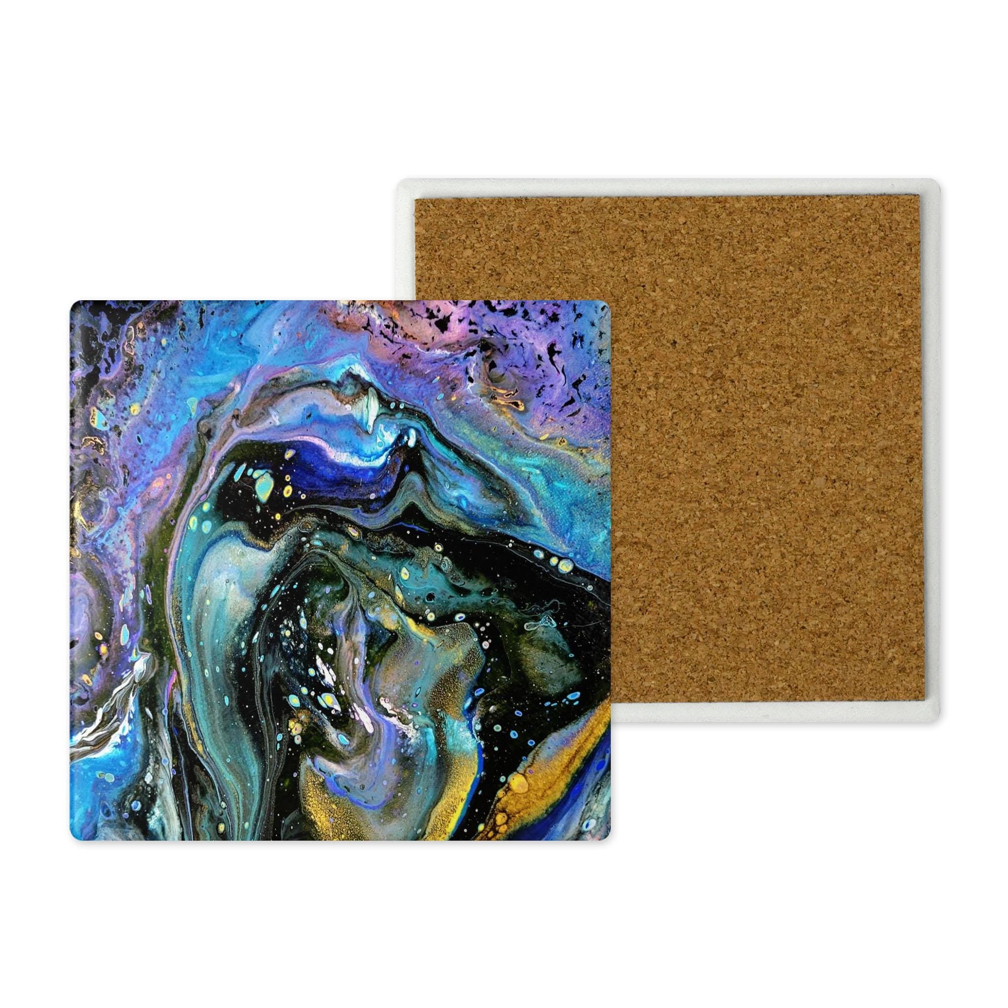 The Face - Stone Coasters Set