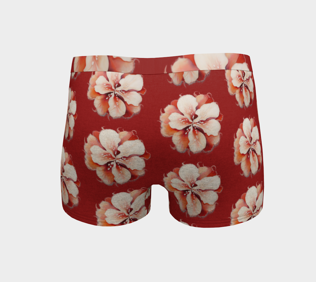 Floral Red - Boyshorts