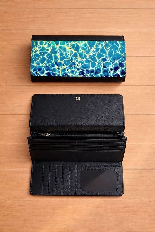 Tropical Ocean - Tri-Fold Long Wallet