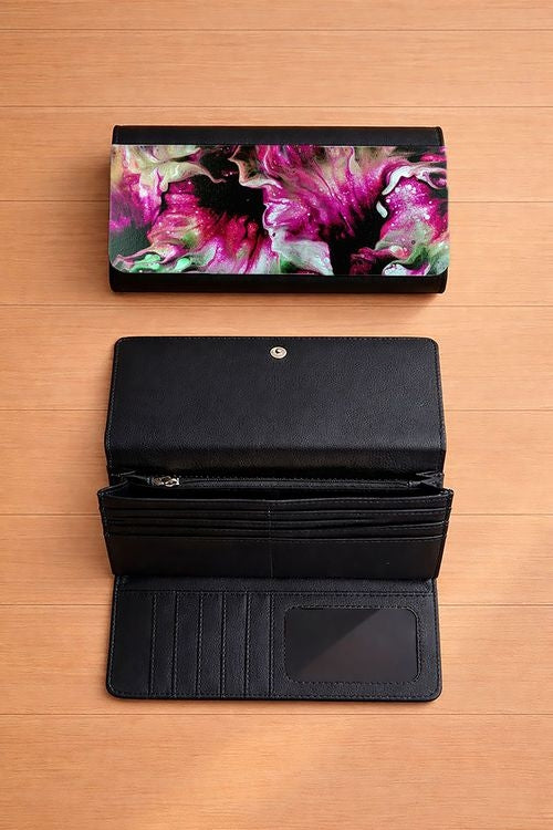 Pink Delight - Tri-Fold Long Wallet
