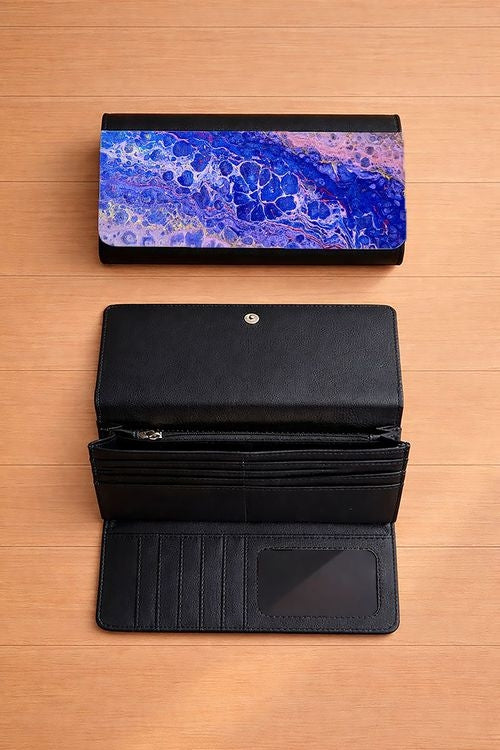 Tie-Dye Delight - Tri-Fold Long Wallet