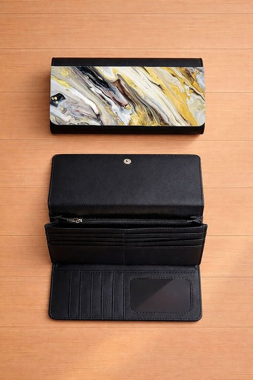 Toasted Marshmallow - Tri-Fold Long Wallet