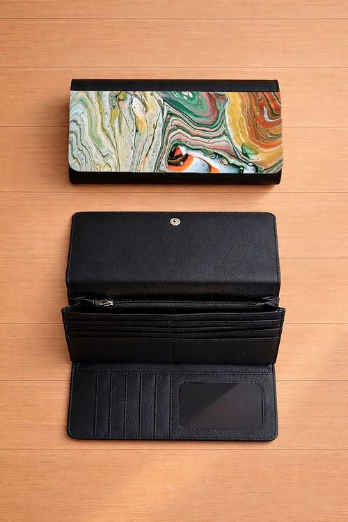 Pumpkin Time - Tri-Fold Long Wallet