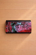 Deep Magenta - Tri-Fold Long Wallet