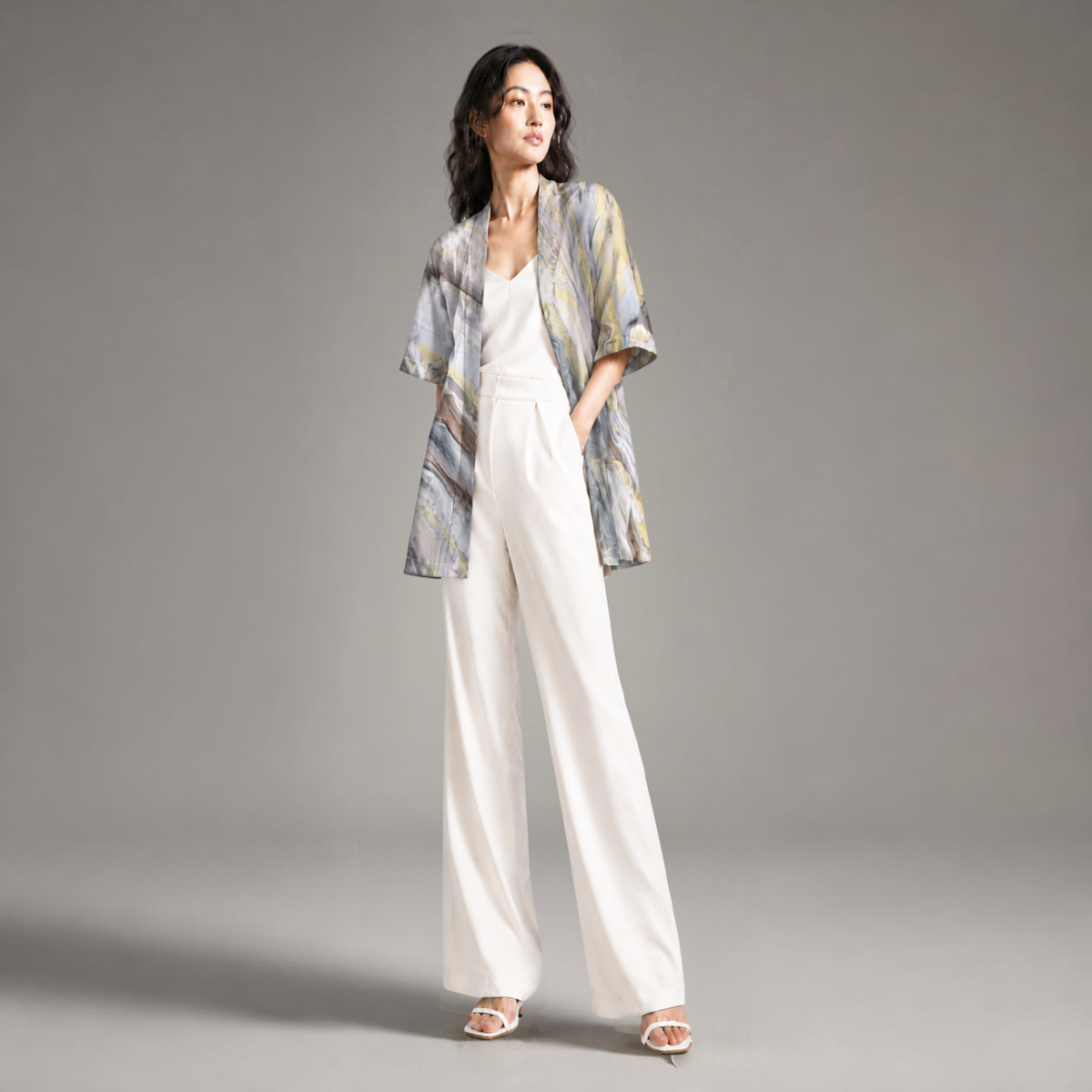 Toasted Marshmallow - YK Kimono Wrap