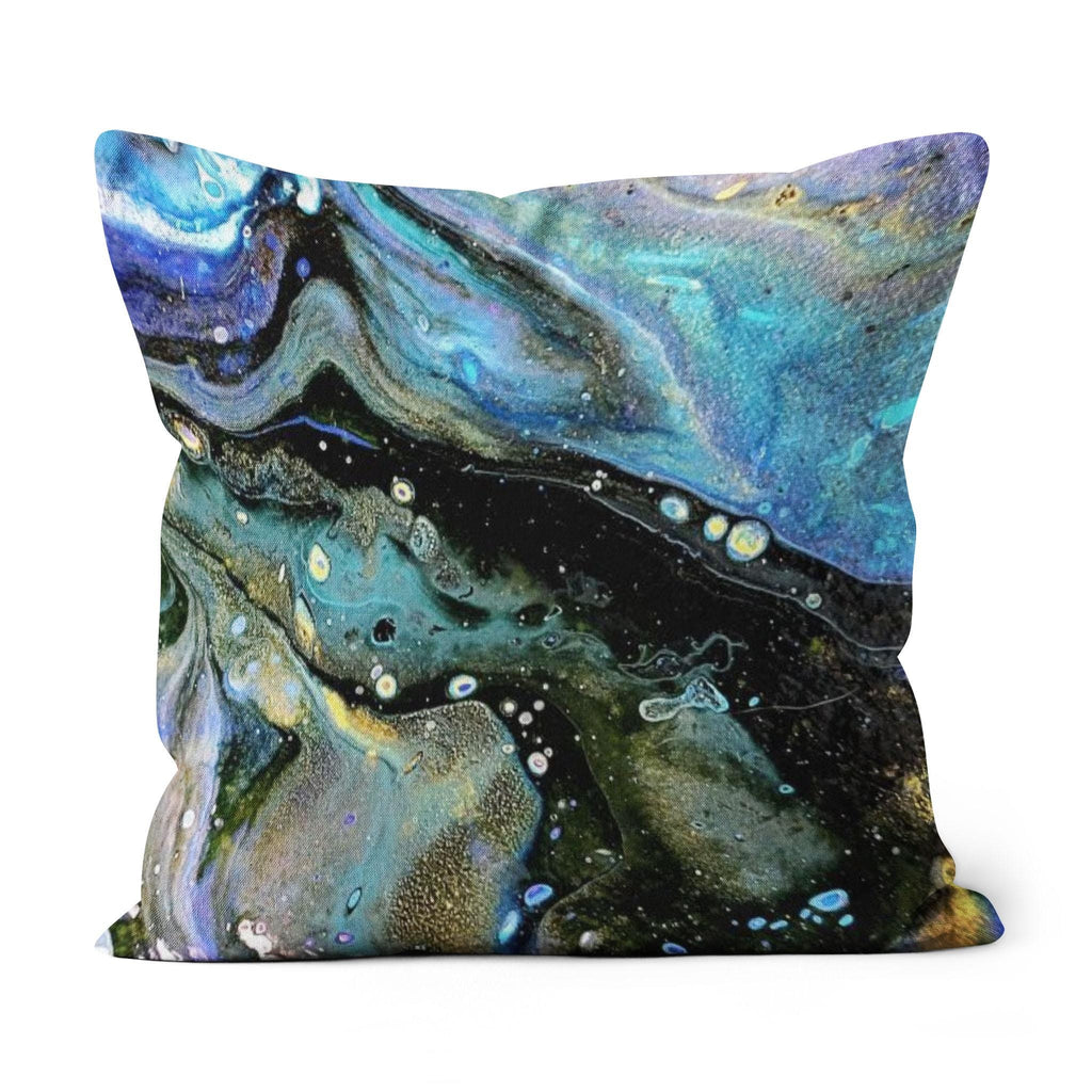 The Face - All-over Print Canvas Throw Pillow
