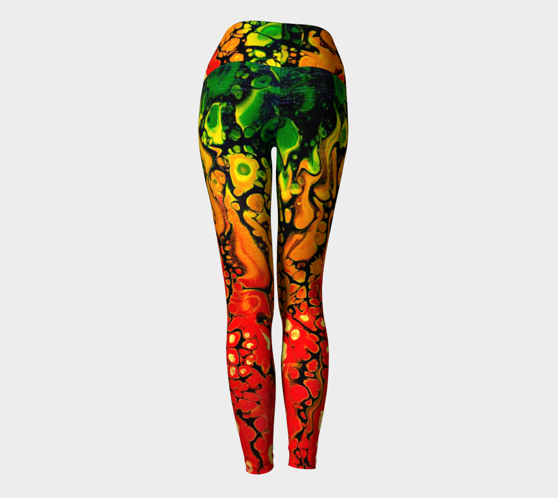 Fire - Yoga Leggings