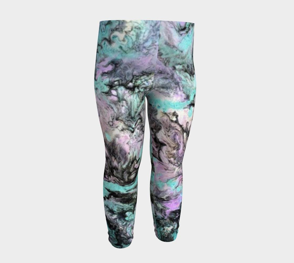 Turquoise Splash Baby Leggings