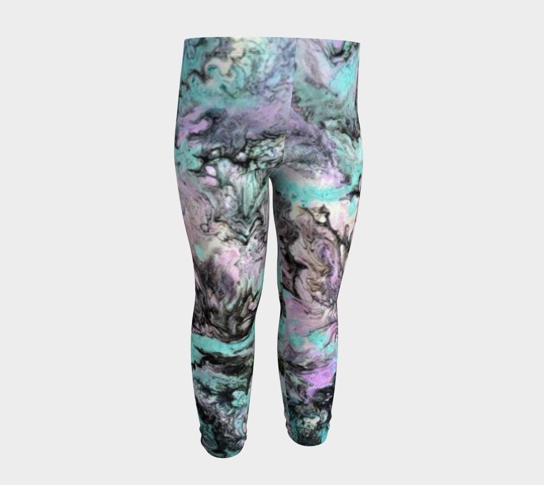 Turquoise Splash Baby Leggings