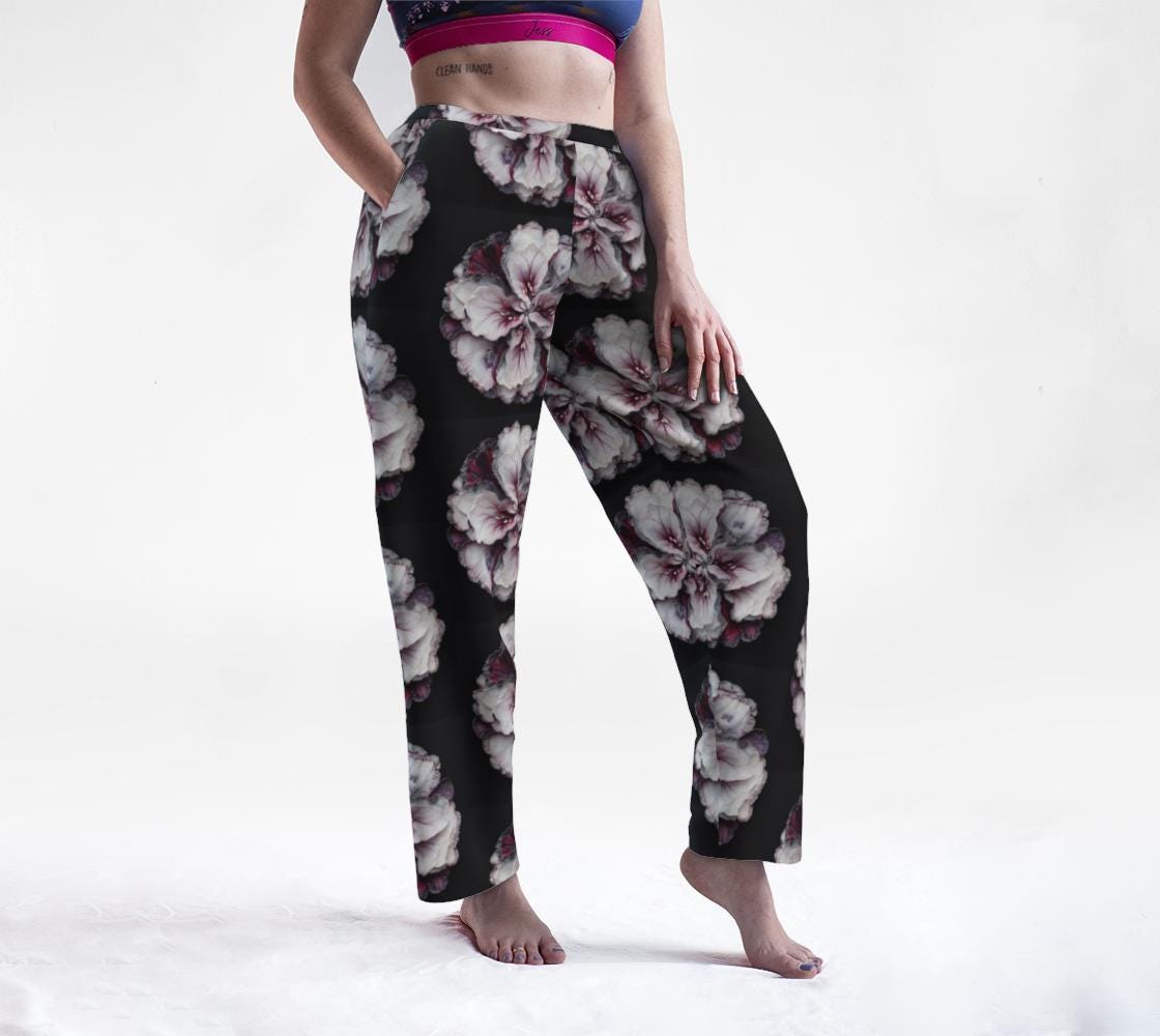 Floral Black - Lounge Pant