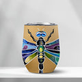 Dragonfly Sun - Edge-to-Edge Wine Tumbler