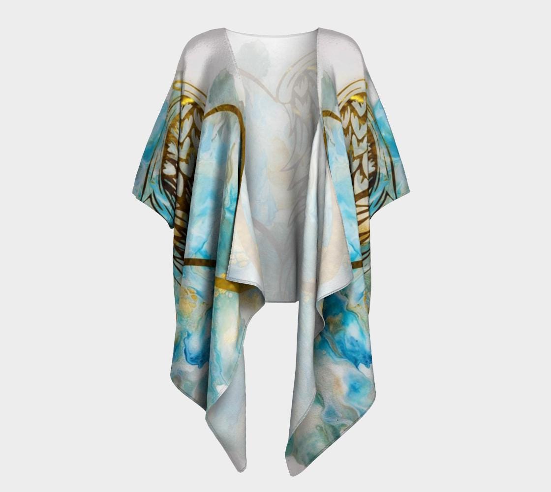 My Guardian Draped Kimono