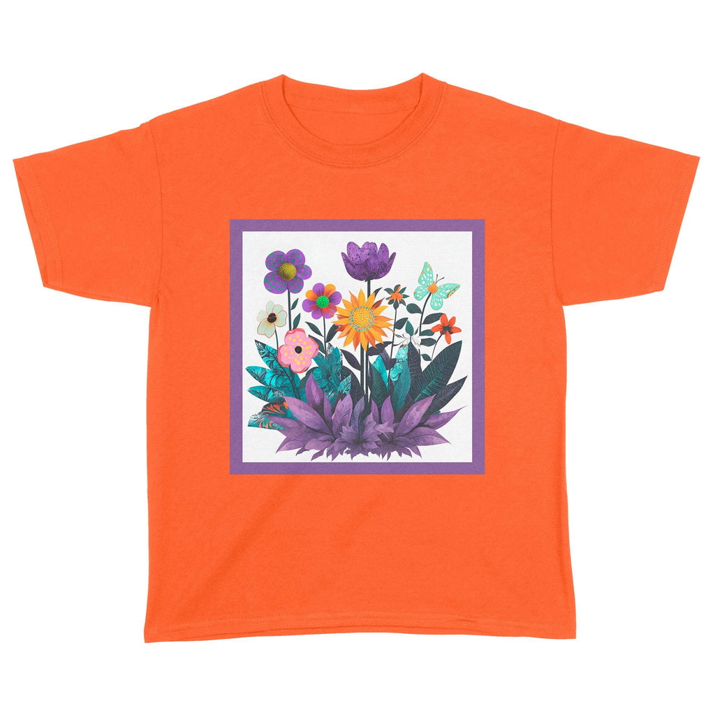 Abstract Purple Garden - Standard Youth T-Shirt